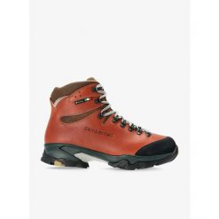Buty trekkingowe męskie Zamberlan Vioz Lux GTX RR. Brązowe buty zimowe męskie Zamberlan, bez wzorów, bez obcasa, bez zapięcia. Za 762.99 zł.