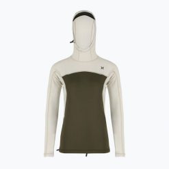 Longsleeve do pływania męski Hurley Coast Guard Hooded Surf Top. Brązowe szorty męskie Hurley, bez wzorów, sportowe. Za 199.99 zł.