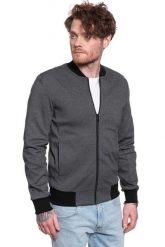 SELECTED HOMME SLHJUAN BOMBER SWEAT JACKET MĘSKA KURTKA PRZEJŚCIOWA BLACK 16070483. Czarne kurtki męskie Selected, m, bez wzorów, bez kaptura. Za 129.99 zł.