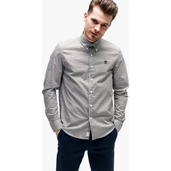 Timberland Koszula Ls Suncook River Gingham Dobby , zielony, rozmiar XXL. Zielone koszule męskie Timberland, m, bez wzorów, z materiału, klasyczne, bez kołnierzyka, bez ramiączek. W wyprzedaży za 183.99 zł.