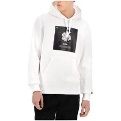 Bluza sportowa męska Champion Icon Graphic Print Hoodie. Czarne bluzy sportowe męskie Champion, m, bez wzorów, z kapturem. Za 251.00 zł.