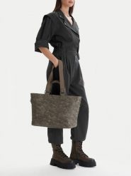 G-Star Raw Torebka EO-LDA8423C Szary. Szare shopperki damskie G-Star Raw, bez wzorów, z materiału, bez dodatków. Za 329.99 zł.