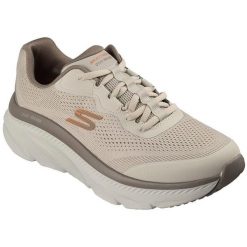 Buty sportowe męskie Skechers D'lux Walker 3.0 Bravik. Brązowe buty sportowe męskie Skechers, bez wzorów, bez zapięcia, na fitness i siłownię. Za 590.00 zł.