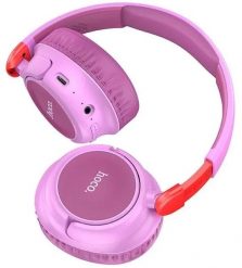 Słuchawki bezprzewodowe nauszne Bluetooth HOCO W43 Fioletowe Różowe. Czerwone słuchawki bezprzewodowe Hoco. Za 57.10 zł.