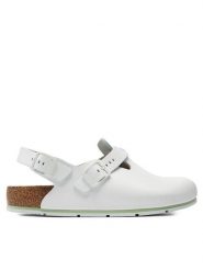 Birkenstock Sandały Tokio Pro Le 1025956 Biały. Białe sandały męskie Birkenstock, bez wzorów, ze skóry, bez zapięcia. Za 479.99 zł.
