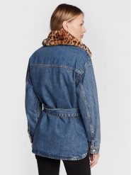 Liu Jo Kurtka jeansowa UF2112 D4746 Niebieski Regular Fit. Niebieskie kurtki damskie Liu Jo, bez wzorów, z bawełny, bez kaptura. Za 1,469.00 zł.