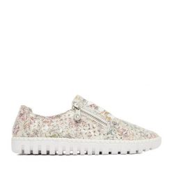 Półbuty Rieker. Półbuty damskie Rieker, bez wzorów, bez obcasa, na płaskiej podeszwie, bez zapięcia. Za 339.99 zł.