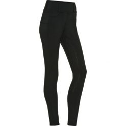 Damskie legginsy jeździeckie z pełną przyczepnością Equipage Kalea. Niebieskie legginsy damskie EQUIPAGE, bez wzorów, z elastanu. Za 339.50 zł.