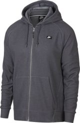 Nike Bluza męska Nsw Optic Hoodie Fz szara r. S (928475 021). Szare bluzy męskie Nike, m, bez wzorów, bez kaptura. Za 280.43 zł.