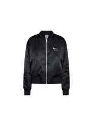 Kurtka damskie Nike Sportswear czarny. Czarne kurtki sportowe damskie Nike, l, bez wzorów, z materiału, bez ramiączek, bez kaptura, trekkingowe. Za 508.15 zł.