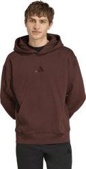 Bluza męska adidas All Szn Fleece brązowa JX5090 XL. Brązowe bluzy męskie Adidas, m, bez wzorów, bez ramiączek, bez kaptura. Za 391.83 zł.