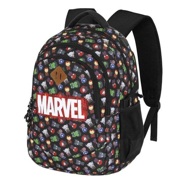Plecak szkolny MARVEL Czarny. Czarne plecaki męskie Marvel, bez wzorów, biznesowe. Za 244.35 zł.