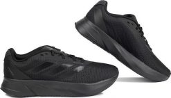 Adidas Buty męskie do biegania adidas Duramo SL czarne IE7261 39 1/3. Czarne buty sportowe męskie Adidas, bez wzorów, bez zapięcia, do biegania. Za 250.66 zł.
