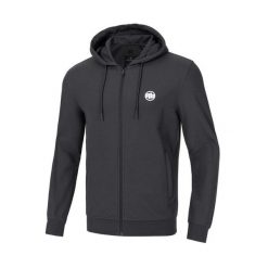 Bluza męska Pitbull rozpinana z kapturem Pique Rockey. Czarne bluzy męskie PITBULL, m, bez wzorów, z kapturem, na fitness i siłownię. Za 199.00 zł.