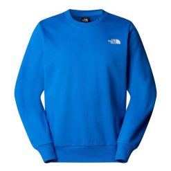 Bluza The North Face Simple Dome Crew. Niebieskie bluzy męskie The North Face, m, bez wzorów, bez ramiączek, bez kaptura. Za 209.99 zł.
