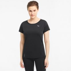 Koszulka damska Puma Train Favorite. Czarne bluzki damskie Puma, xs, bez wzorów, sportowe, bez kołnierzyka, bez ramiączek. Za 69.99 zł.