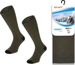 Graff Skarpety zimowe Graff Forest Warm Merino. Skarpety męskie Graff, bez wzorów. Za 69.00 zł.