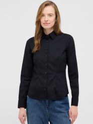 Damska Koszula Mustang Style Allegheny Black Beauty 1016724 4185. Czarne koszule damskie Mustang, l, bez wzorów, bez kołnierzyka, bez ramiączek. Za 149.99 zł.