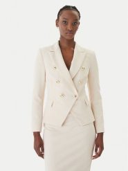 Rinascimento Marynarka CFC0128639003 Beżowy Regular Fit. Brązowe marynarki i żakiety damskie Rinascimento, bez wzorów, z syntetyku, bez kołnierzyka, bez ramiączek. Za 789.99 zł.