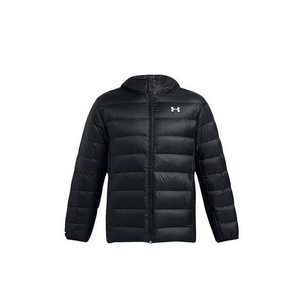 Kurtka Puchowa Under Armour z Technologią UA Storm. Czarne kurtki męskie Under Armour, na zimę, m, bez wzorów, z materiału, z kapturem. Za 748.65 zł.