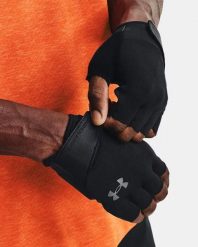 Under Armour M TRAINING GLOVES Rękawiczki treningowe. Czarne rękawiczki męskie Under Armour, bez wzorów, z materiału. Za 119.00 zł.