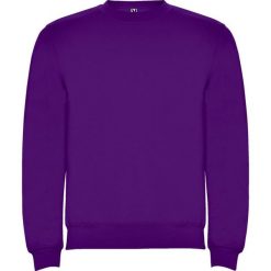 Bluza Unisex Dla Dorosłych Clasica Z Okrągłym Dekoltem. Fioletowe bluzy męskie ROLY, m, bez wzorów, bez ramiączek, bez kaptura. Za 73.99 zł.