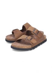 Sandały męskie Quechua 21190-26. Brązowe sandały męskie Rieker, bez wzorów, z materiału, bez zapięcia. Za 341.00 zł.