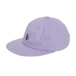 Czapka z daszkiem unisex Volcom Full Stone Dad. Fioletowe czapki damskie Volcom, bez wzorów, z bawełny. Za 102.00 zł.