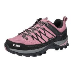 Buty trekkingowe damskie CMP RIGEL LOW. Czarne obuwie trekkingowe damskie CMP, bez zapięcia. Za 449.99 zł.