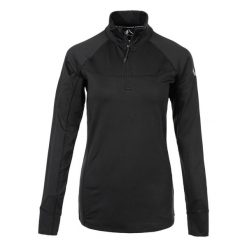 Bluza narciarska damska Whistler Blume. Czarne bluzy damskie Whistler, l, bez wzorów, bez ramiączek, bez kaptura. Za 149.99 zł.