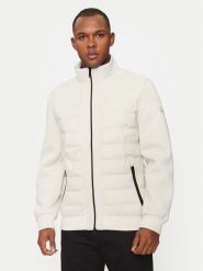 Guess Kurtka puchowa M4YL37 WG9U2 Écru Regular Fit. Kurtki męskie Guess, l, z aplikacjami, z puchu, bez kaptura. Za 599.99 zł.
