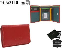 4U Cavaldi Mały, Skórzany Portfel Damski Na Zatrzask. Portfele damskie 4U Cavaldi. Za 107.23 zł.