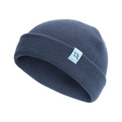 Czapka dzianinowa podwijana Rab Adzuki Beanie. Niebieskie czapki damskie RAB, bez wzorów, z dzianiny, sportowe. Za 94.99 zł.