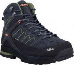 Buty trekkingowe męskie CMP Moon Mid Trekking Shoe WP B.Blue-Torba r. 46 (31Q4797-16MM). Niebieskie buty zimowe męskie CMP, bez wzorów, bez obcasa, bez zapięcia. Za 407.99 zł.