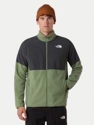 The North Face Polar Glacier NF0A89JG Zielony Regular Fit. Zielone bluzy sportowe męskie The North Face, l, bez wzorów, z polaru, bez kaptura. Za 449.99 zł.