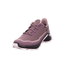 Buty do biegania damskie Salomon Alphacross 5 Gtx. Fioletowe obuwie trekkingowe damskie Salomon, z materiału, bez zapięcia. Za 545.00 zł.