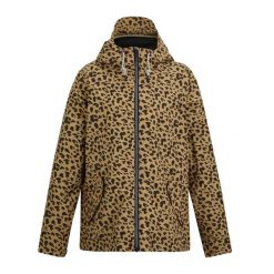 Damska Kurtka Bayletta Leopard Print Waterproof Jacket. Czarne kurtki sportowe damskie Regatta, l, z aplikacjami, z dżerseju, bez ramiączek, z kapturem, trekkingowe. Za 269.99 zł.