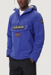 Kurtka anorak Mężczyzna NAPAPIJRI RAINFOREST WINTER 3. Niebieskie kurtki męskie Napapijri, m, bez wzorów, z poliamidu, bez kaptura. Za 764.00 zł.