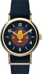 Zegarek Timex Zegarek męski Timex TW2Y76100 niebieski. Niebieskie zegarki męskie Timex, bez wzorów. Za 899.00 zł.
