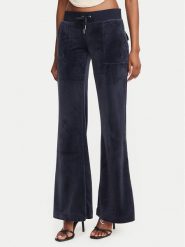 Juicy Couture Spodnie dresowe Layla JCSEBJ001G Granatowy Regular Fit. Niebieskie spodnie dresowe damskie Juicy Couture, bez wzorów, z dresówki. Za 399.99 zł.