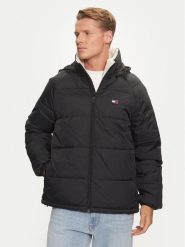 Tommy Jeans Kurtka zimowa DM0DM20003 Czarny Relaxed Fit. Czarne kurtki męskie Tommy Jeans, na zimę, m, bez wzorów, z jeansu, bez kaptura. Za 949.99 zł.