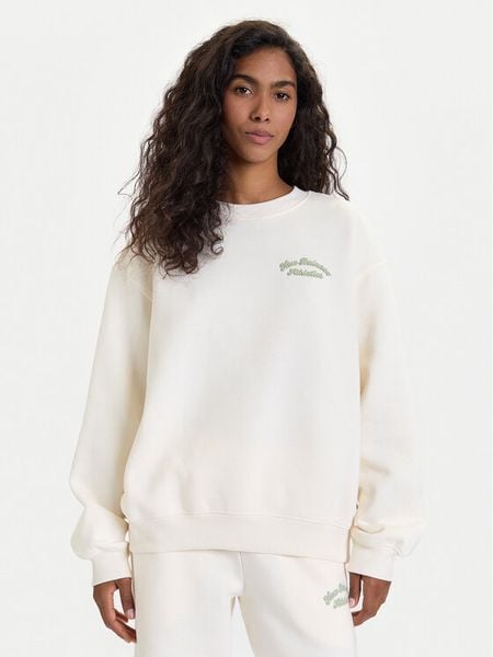 New Balance Bluza WT53516 Biały Relaxed Fit. Białe bluzy damskie New Balance, l, bez wzorów, z bawełny, bez ramiączek, bez kaptura. Za 279.99 zł.