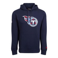 Bluza z kapturem Titans NFL. Białe bluzy sportowe męskie New Era, m, bez wzorów, z dresówki, z kapturem. Za 294.50 zł.