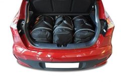 Torby Do Bagażnika Kia Rio Hatchback 2011-2016 3Szt Kjust. Czarne torby podróżne damskie KJUST, bez wzorów, z kauczuku. Za 923.00 zł.