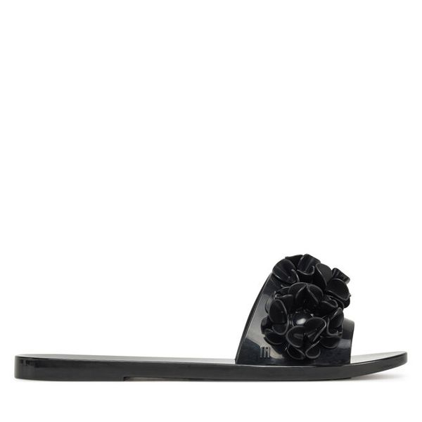 Klapki Melissa. Czarne klapki damskie Melissa, bez wzorów, bez obcasa, bez zapięcia. Za 219.99 zł.