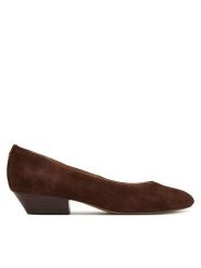 LAUREN RALPH LAUREN Czółenka Weslee 802P15819007 Brązowy. Brązowe czółenka damskie Lauren Ralph Lauren, bez wzorów, ze skóry, bez obcasa, bez zapięcia. Za 729.99 zł.