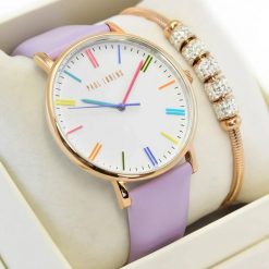 Zestaw damski zegarek Paul Lorens KALAMA fiolet 3F3 + bransoletka. Zegarki damskie Paul Lorens. Za 269.99 zł.