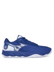 Mizuno Buty do tenisa Wave Enforce Court Cc 61GC2435 Niebieski. Niebieskie buty sportowe męskie Mizuno, bez wzorów, z materiału, bez zapięcia, tenisowe. Za 359.99 zł.