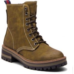 Trapery S.OLIVER - 5-25233-21 Olive 720. Zielone trapery damskie S.Oliver, z futra, bez zapięcia. W wyprzedaży za 199.00 zł.