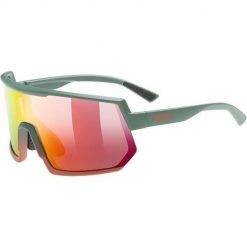 Uvex sportstyle 235 Okulary do wielu sportów Unisex Półobwódkowe Zielony, Czerwony. Czerwone okulary przeciwsłoneczne damskie Uvex. Za 367.99 zł.